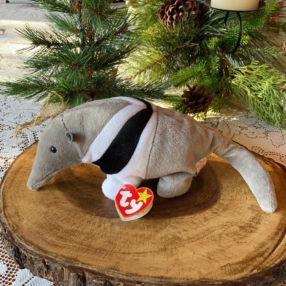 Ty Beanie Baby Original “Ants” Anteater 1998 Retired